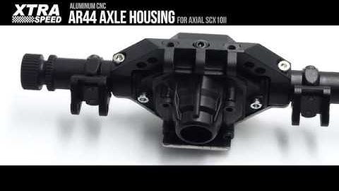 A quick look at the Xtra Speed AR44 Axle Housing For Axial SCX10II. #XS-SCX230088BK