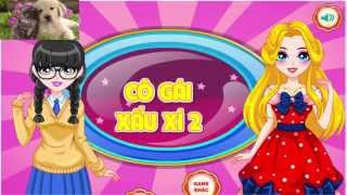 Trang điểm cho công chúa xấu xí , Game trang điểm, Game vui screenshot 2
