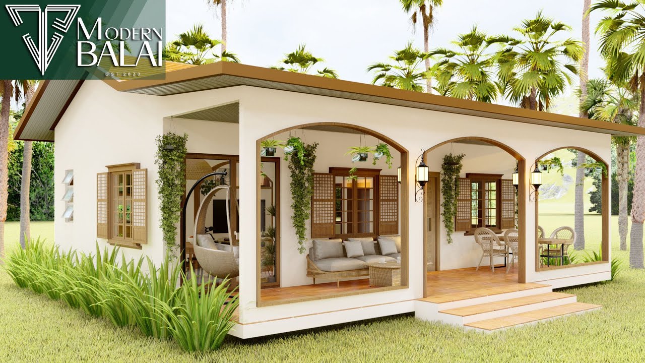 Simple Life in a Spanish Filipino Farmhouse Tiny House Design Idea | 8.5x10 Meters