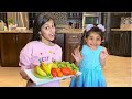 Deema teaches Sally to eat healthy food and exercise