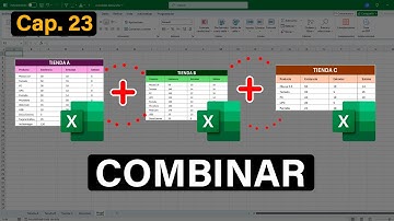 Consolidar datos en Excel (Combinar varias hojas en una Sola)