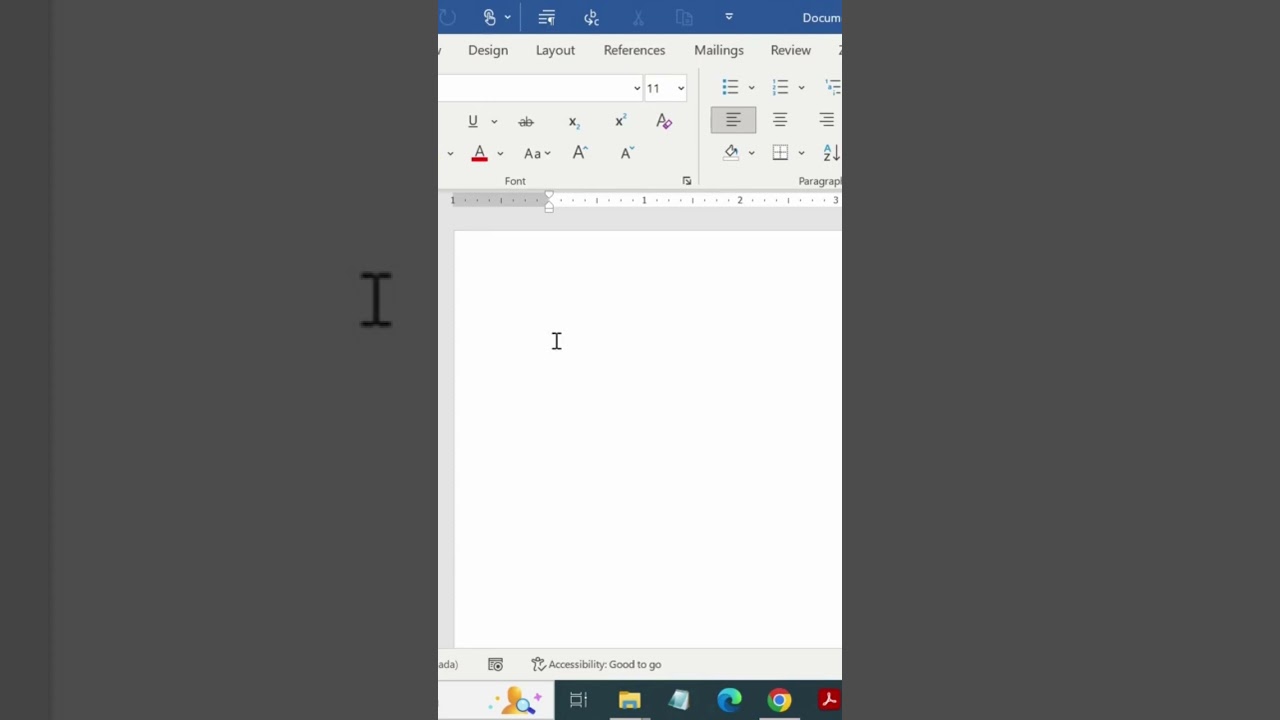 Microsoft 365 Word Insertion Point #shorts
