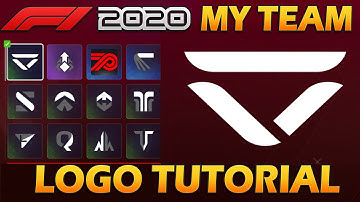 F1 2020 CUSTOM MY TEAM LOGO TUTORIAL!!!!!