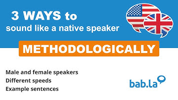 METHODOLOGICALLY pronunciation | Improve your language with bab.la