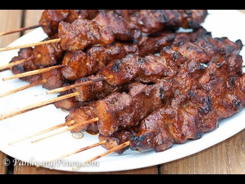 Skewered Filipino Pork BBQ | Panlasang Pinoy