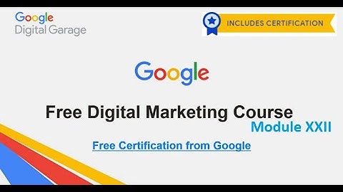 MODULE 22 | Find success with analytics | FUNDAMENTALS OF DIGITAL MARKETING