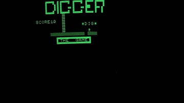 Digger for the Sharp MZ-80A
