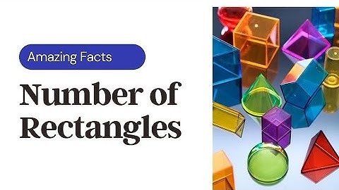 Number of Rectangles #Shorts