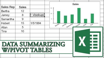 Excel 101: Summarizing Data w/Pivot Tables