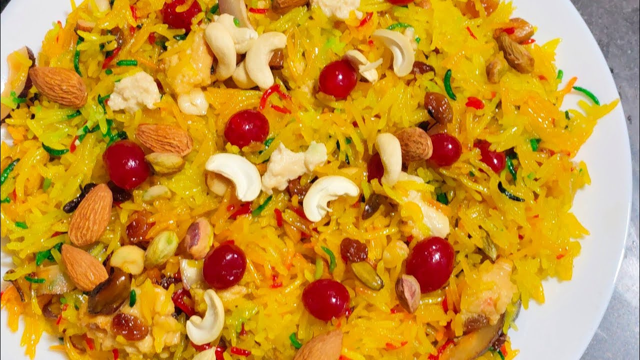 Meetha Rice assalamualaikum aaj bana rhe hai meetha rice sarda recipes - YouTube