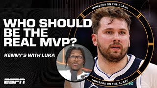 Who's the REAL MVP this season? 🏆 Kenny is ALL ABOUT LUKA DONCIC 👀 | Numbers on the Board