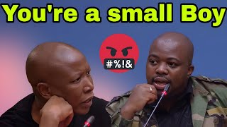Julius Malema vs Sibonelo Nomvalo BIG FIGHT. You're a small boy, i defeated your father.