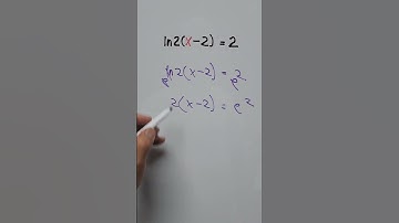 How to Solve Logarithmic Equation