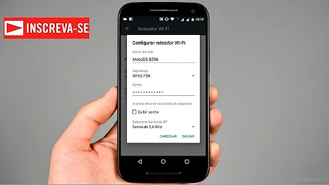 Como usar o telefone como modem?