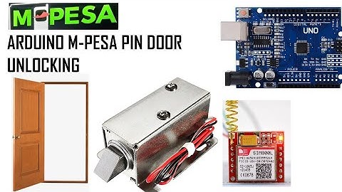 Arduino mpesa pin door unlock