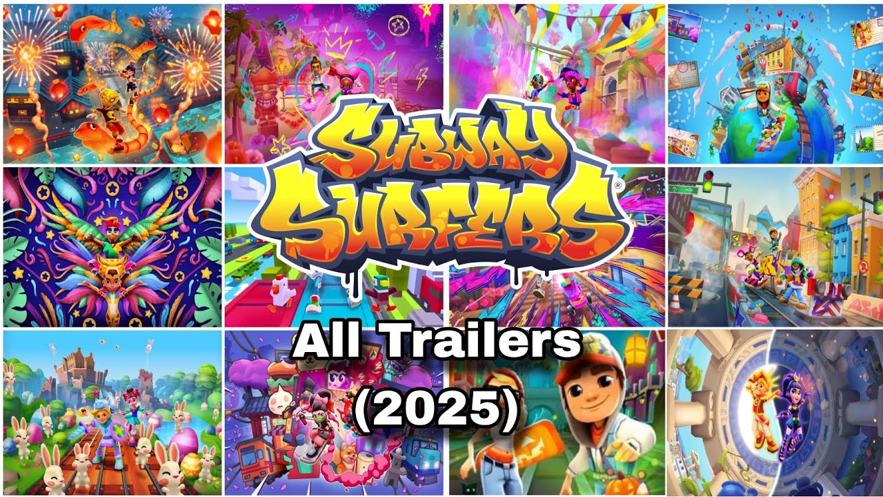 Subway Surfers 2025 All Trailers Till Date......