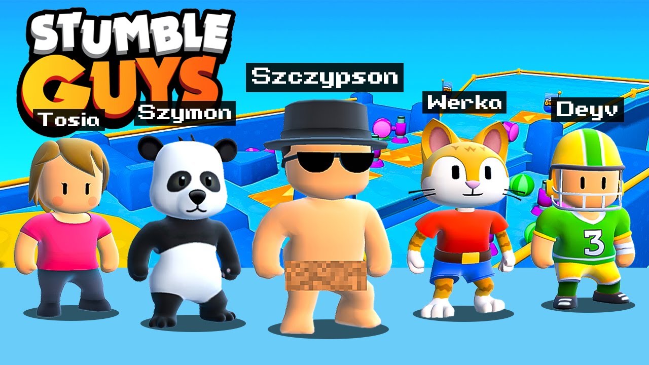 Zagrałem z CAŁYMI KIDOWICAMI w STUMBLE GUYS!
