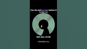 #asmr #satisfying #satisfyingvideo #bouncingball #viral #coding #escapingball