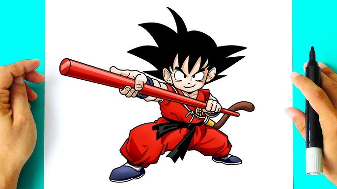 Esboço de Goku, desenho de goku Papel de parede de celular HD