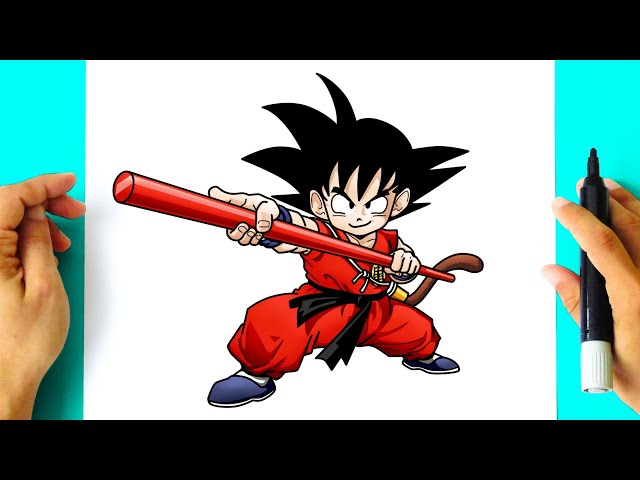 Desenho Goku Criança  Dragon Ball Oficial™ Amino