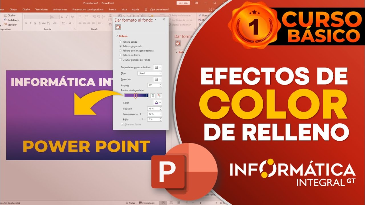 EFECTOS DE COLOR | Curso de Power Point Básico - YouTube