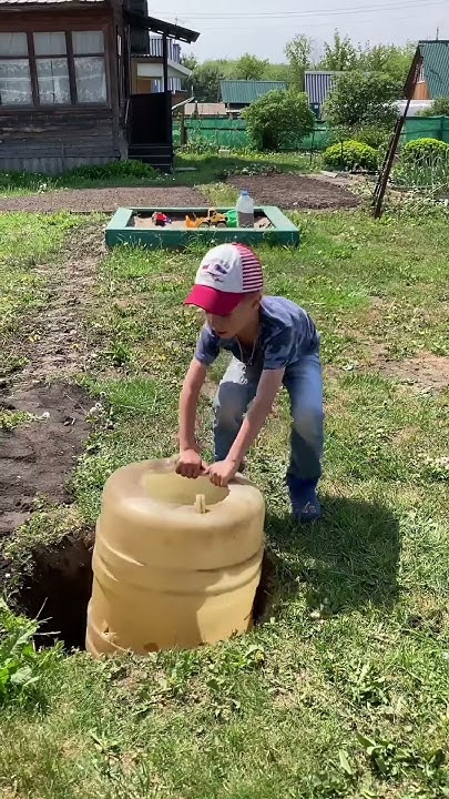 Кухонный слив на даче #дача #лето #летонадаче - YouTube