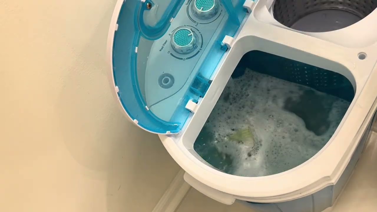 Laundry on a zenstyle portable washing machine