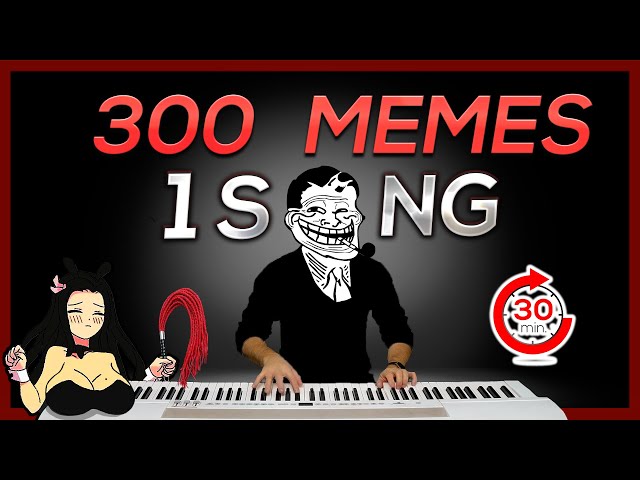 300 MEMES in 1 SONG (in 30 minutes) class=