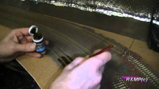 Layout Update 46 (Part b) Weathering trackwork