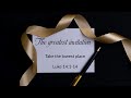 Take the Lowest Place - Luke 14:1-14