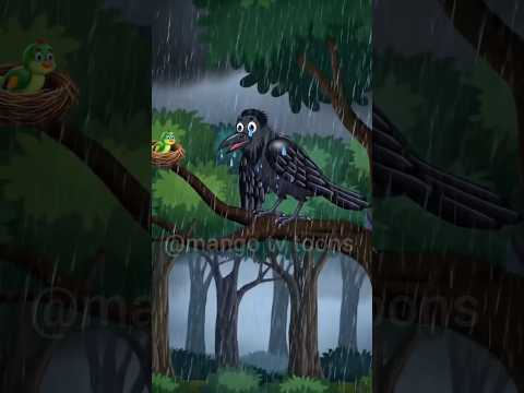 chidiya and crow story #aicartoon #cartoon #funny #viral