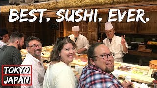 Best Sushi In Tsukiji Fish Market! | Tokyo, Japan Travel Vlog
