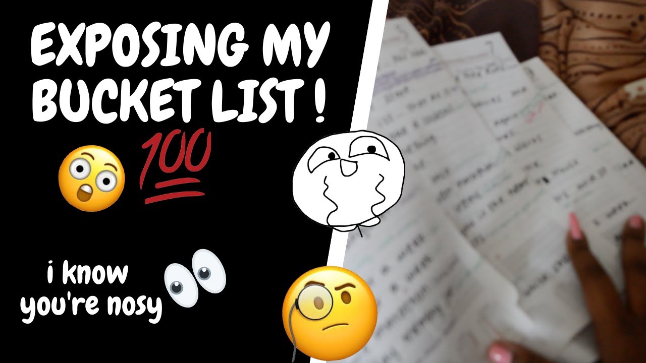 The Best Bucket List Ever !! - YouTube