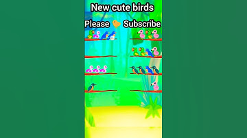 #video Rockstar|bird sort puzzle game|bird sort #birds #gaming #shorts @newbirdhouse #cutebirds