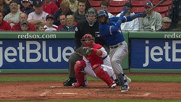 TOR@BOS: Reyes lines a two-run single to center