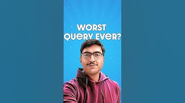 How to Find the Nth Highest Salary Efficiently. WORST SQL Query Ever?  #coding #sql