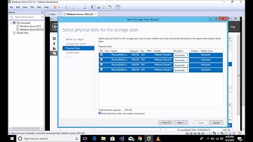 Create and Manage Storage Pool and Storage Space in Windows Server 2012