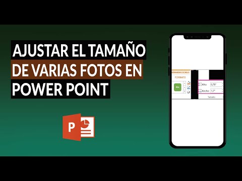 Cómo Ajustar el Tamaño de Varias Fotos o Imágenes en PowerPoint