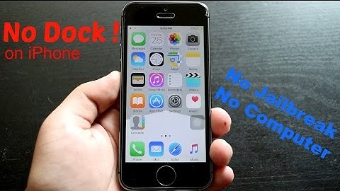 How To Remove The Dock On iPhone | No Jailbreak No Computer | IOS 9 IOS 10