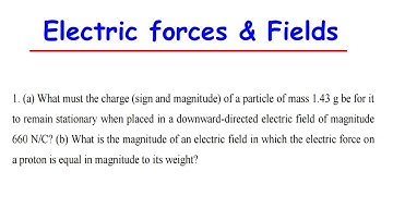 What must the charge (sign and magnitude) of a particle of mass 1.43 g be for it to remain stationa