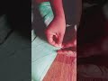 साड़ी में फॉल कैसे लगाएं आसान तरीका | Saree Fall Stitching by Hand | #sareefall #silaitips #shorts