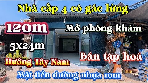Đất Cần Giuộc Giá Rẻ| Nhà cấp 4 có gác lửng mặt tiền đường nhựa kinh doanh đa ngành nghề.