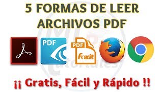 5 Formas de Abrir un Archivo PDF Gratis | Programas para leer PDF