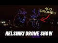 Helsinki drone light show 400 drones over finland with fpv drone