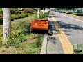 remotely controlled snow removal machine made by Vigorun Tech, Vigorun telecontrol snow thrower