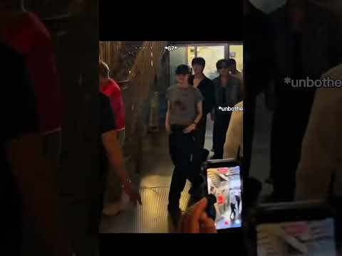 Jungkook Taehyung and Hobi doing the six seven move core