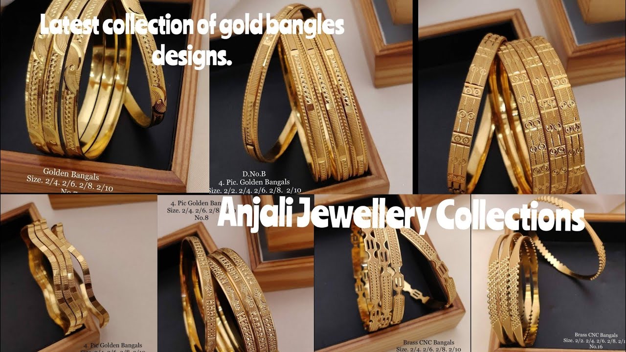 Sakha Gold Bangles - Senco Gold & Diamonds | sencogoldanddiamonds.com