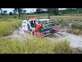 วันเดียวจม10รอบจะคุ้มไหม Kubota dc70 ติดหล่มหนัก Ep.1 Excavator Combine Harvester