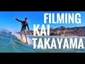 Filming KAIMANA TAKAYAMA SURF - ENCINITAS, CA