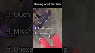 Ranking Worst Bike Fails. #shorts  #worst #bike #fails